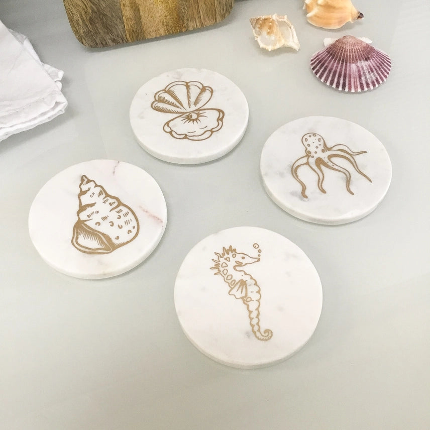 Gold Coast Marble Coaster