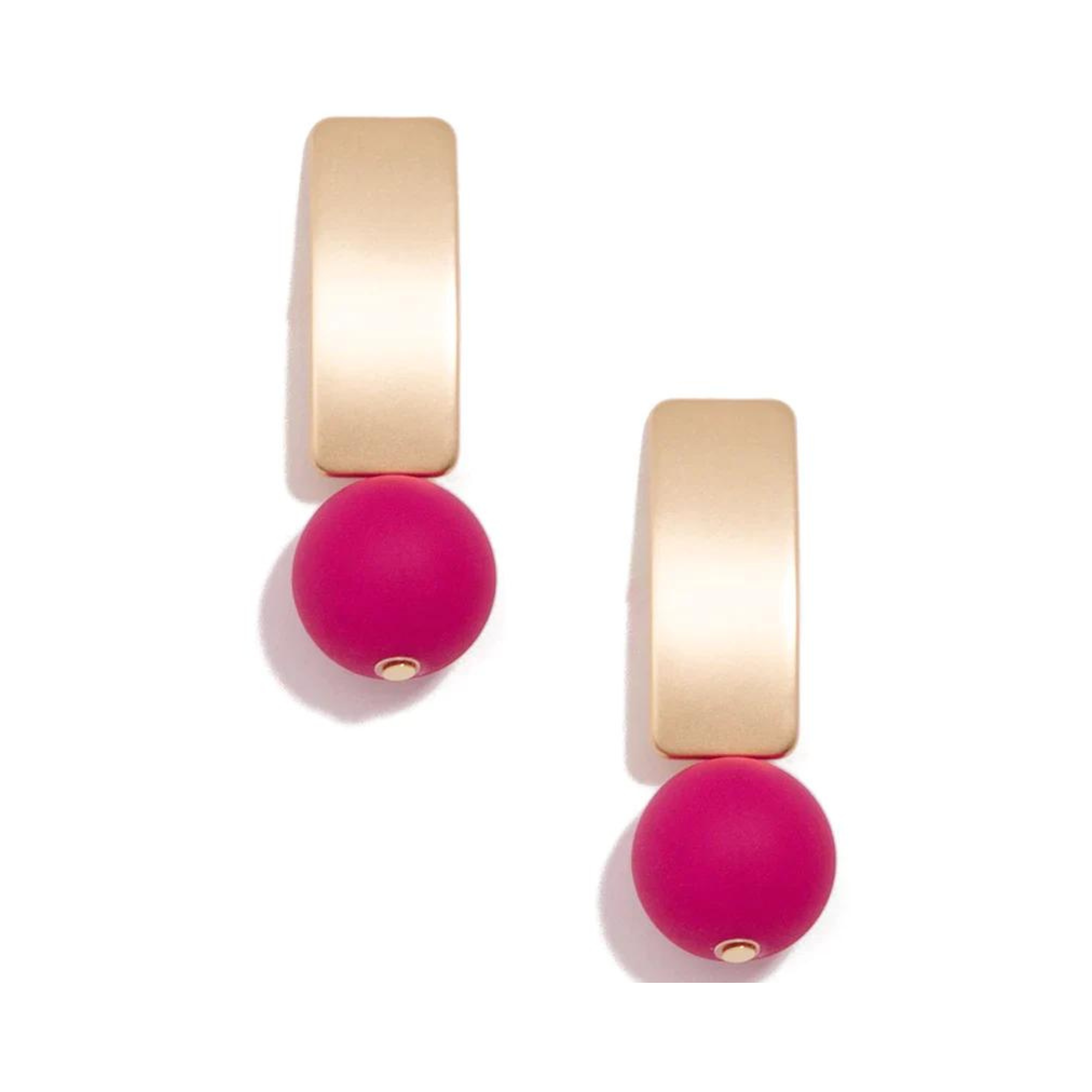 Resin Bead Drop Earrings