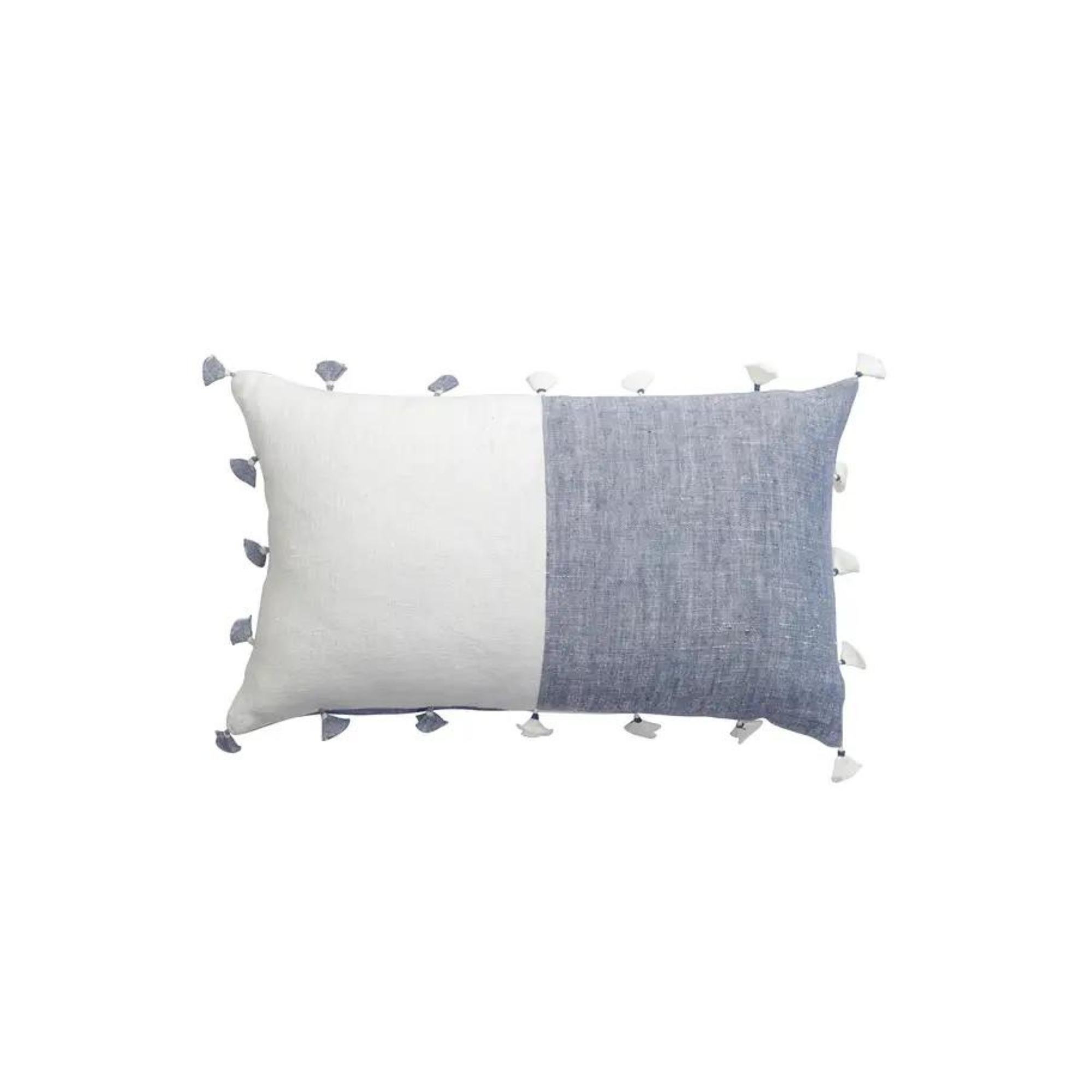 Chambray Tassel Pillows