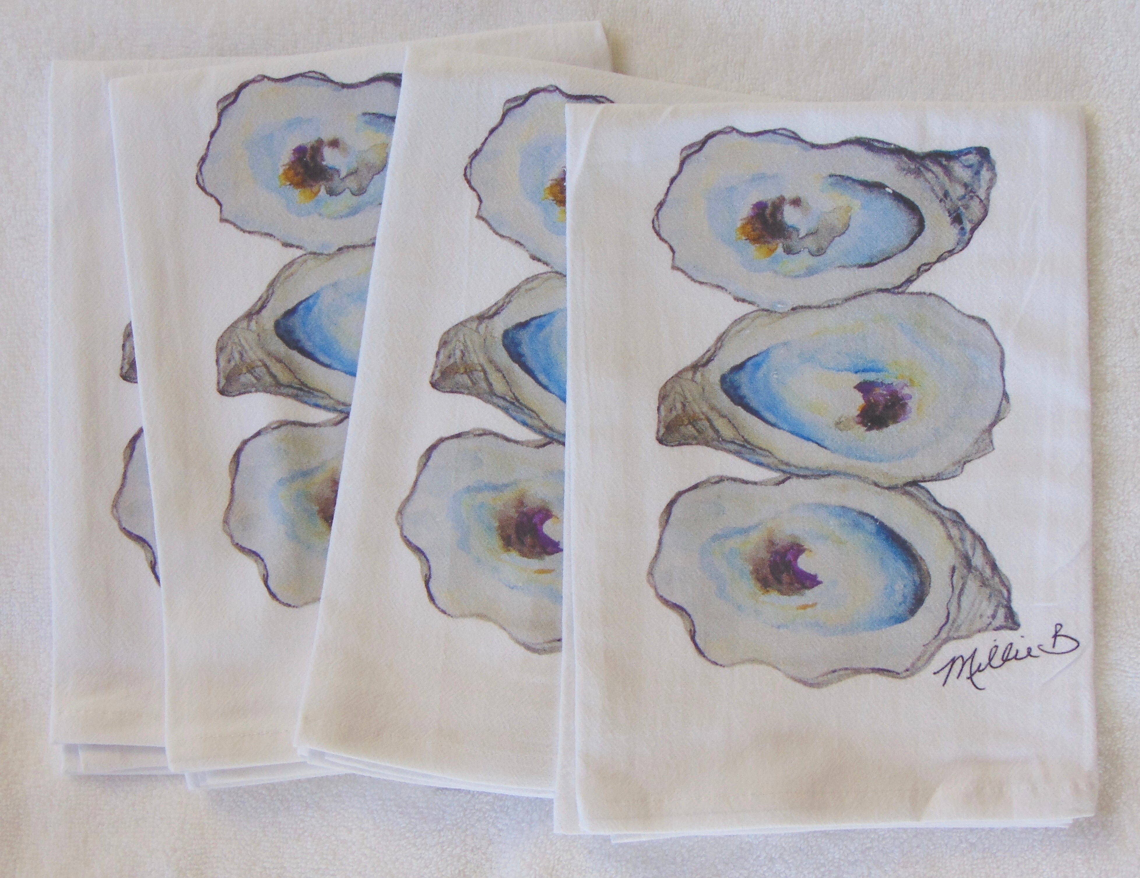 Watercolor Tea Towels