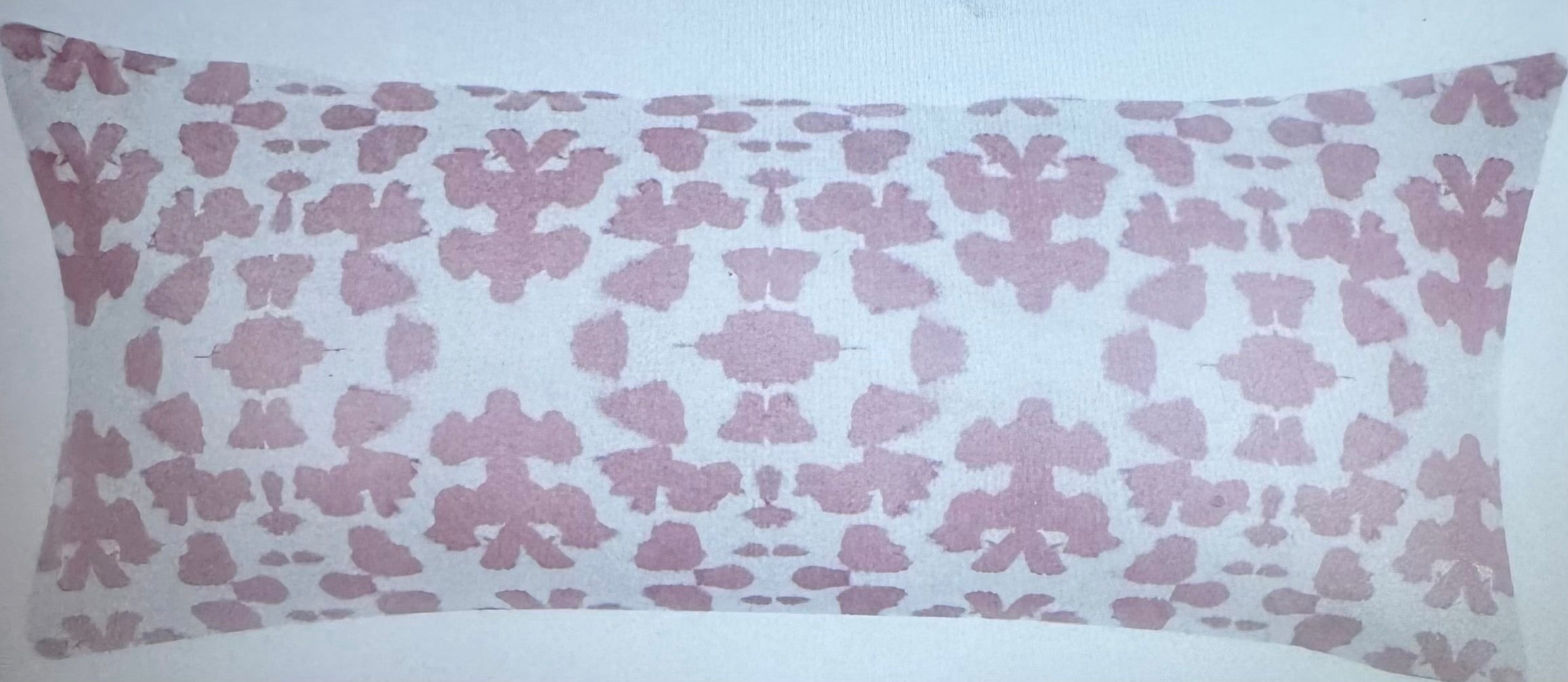 Laura Park Chintz Rose long lumbar pillow 14" x 36"