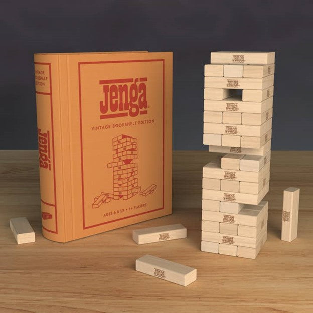 Jenga Bookshelf Board Game