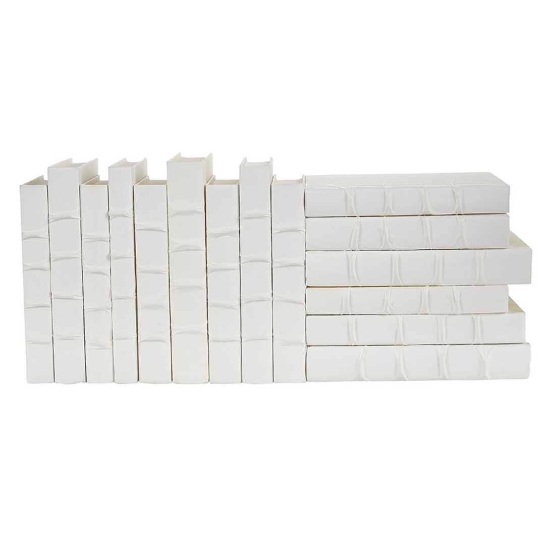 Raised Bands-White Parchment Book