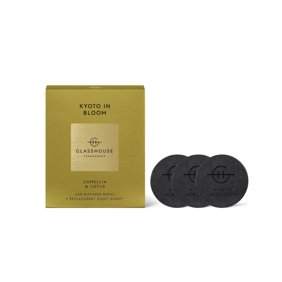 KYOTO IN BLOOM Car Diffuser Replacement Disks