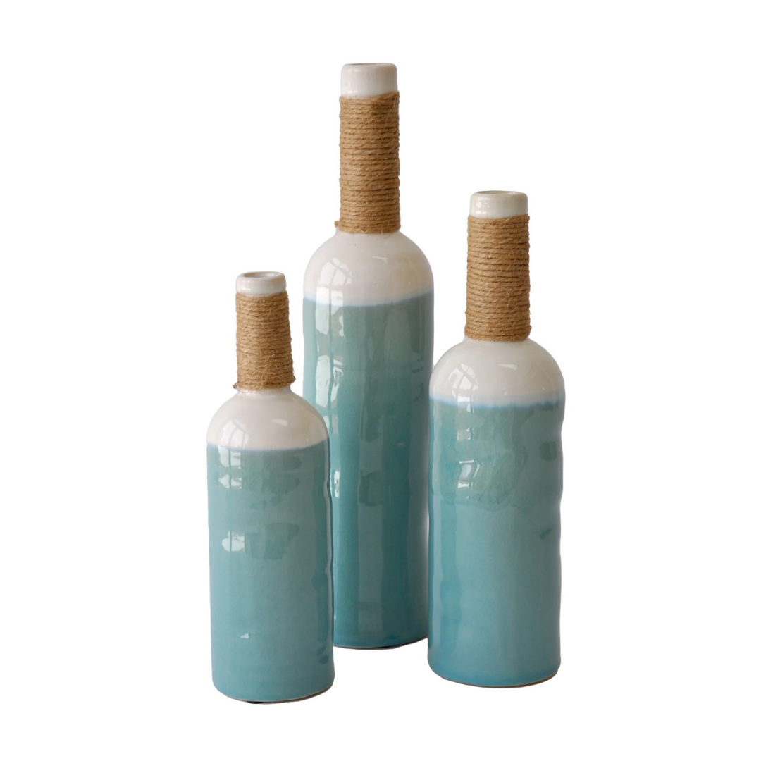 Nevis Coastal Decorative Bottle Set