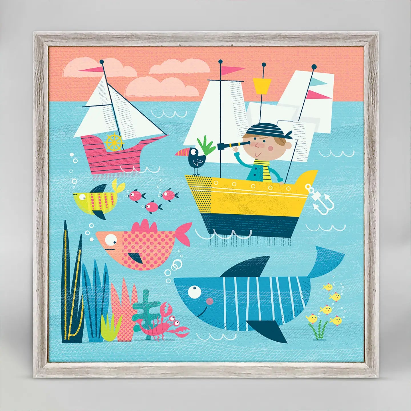 coastal kids framed art beach store near me