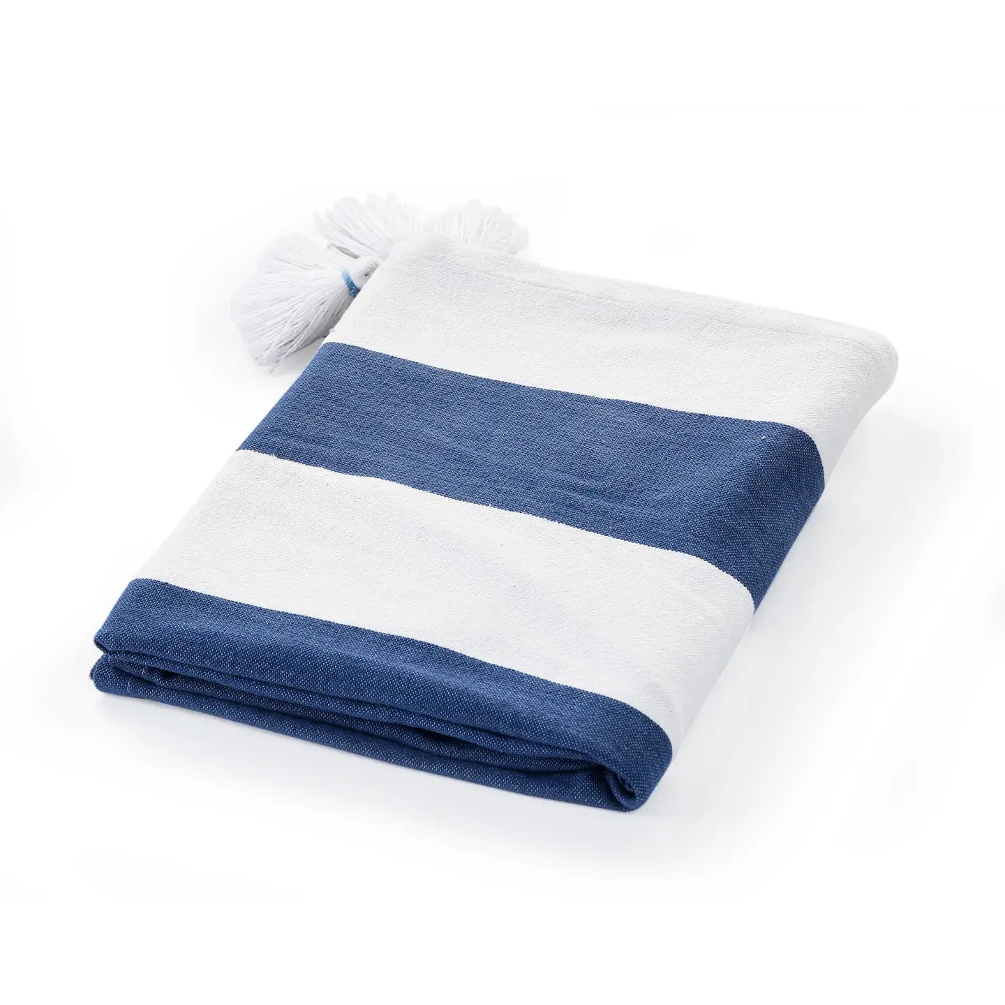Cabana Striped Linen Throw Blanket