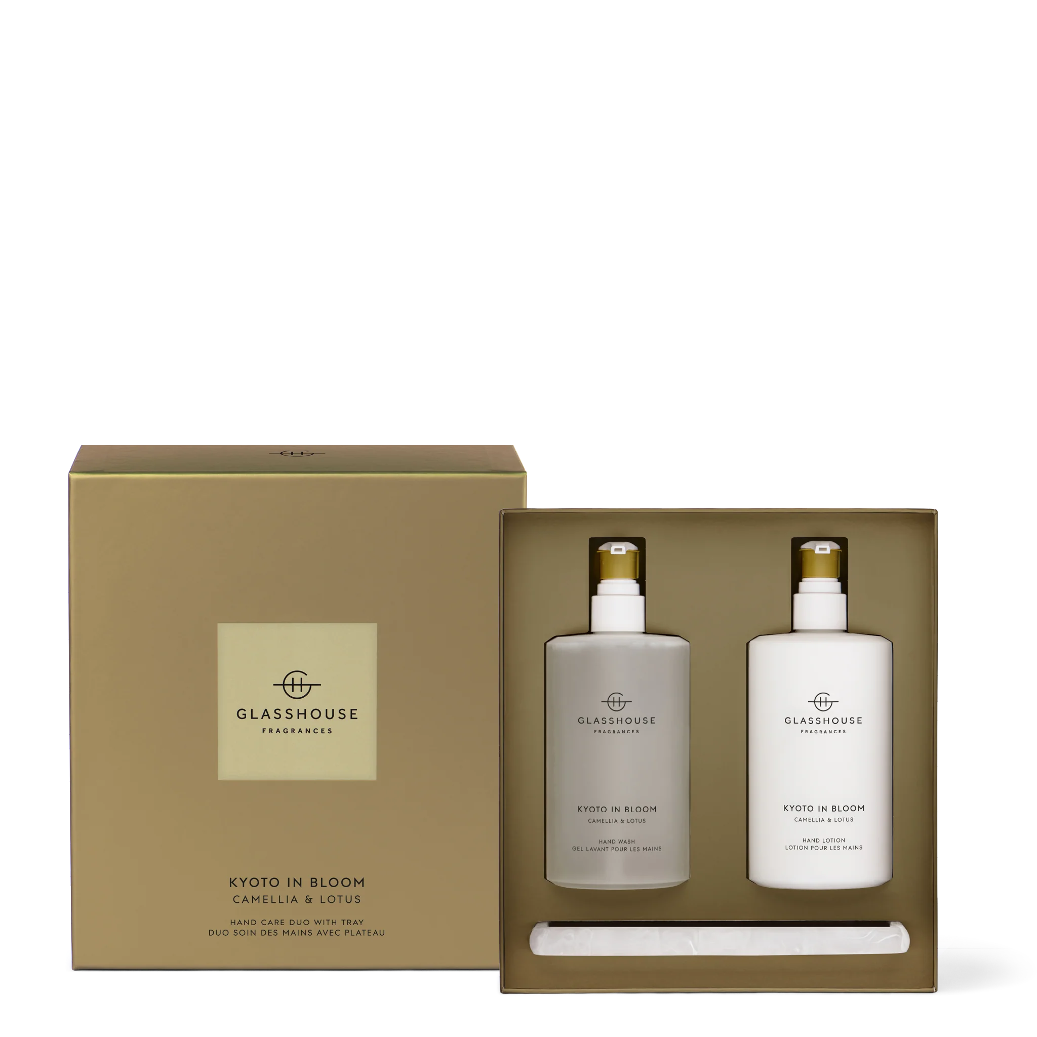 KYOTO IN BLOOM Hand Soap & Lotion w/ Tray