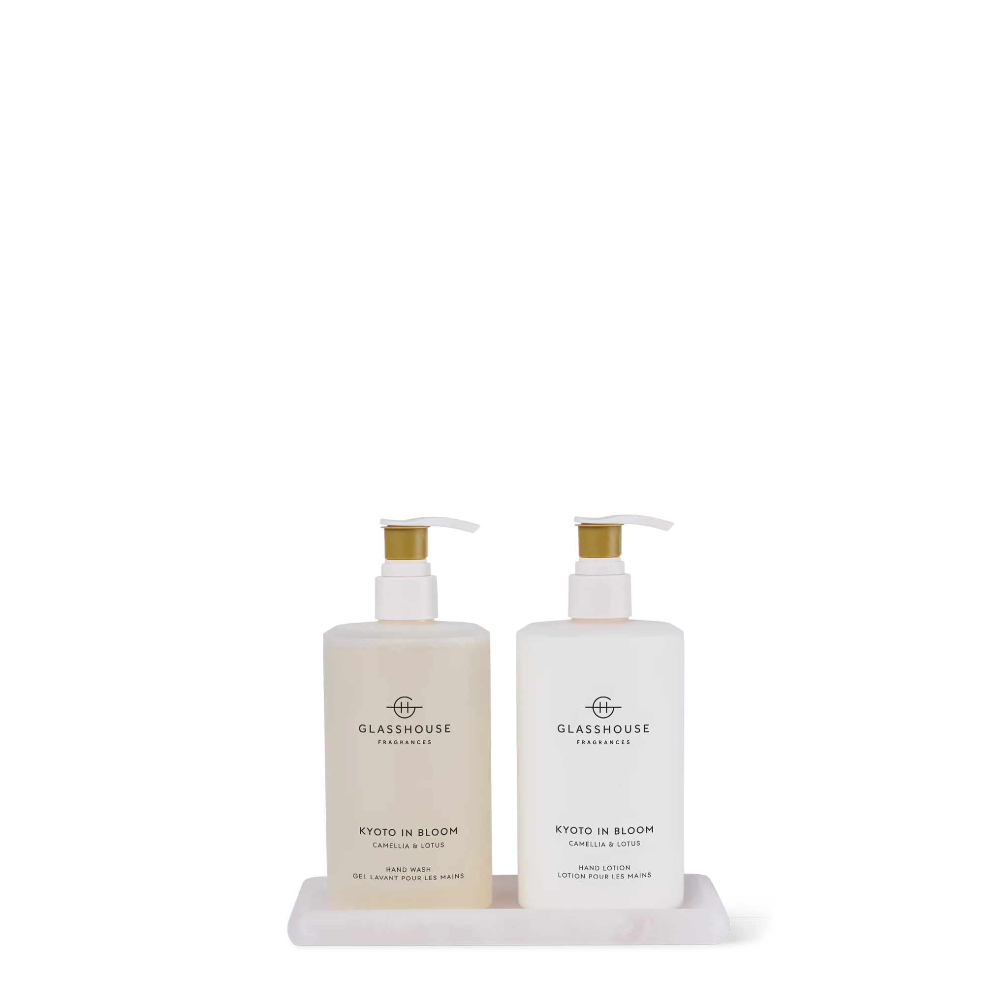 KYOTO IN BLOOM Hand Soap & Lotion w/ Tray