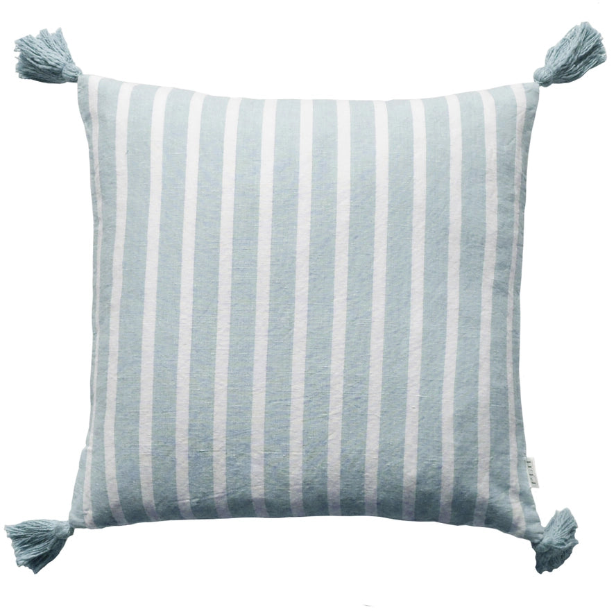 Striped Tassel Pillow