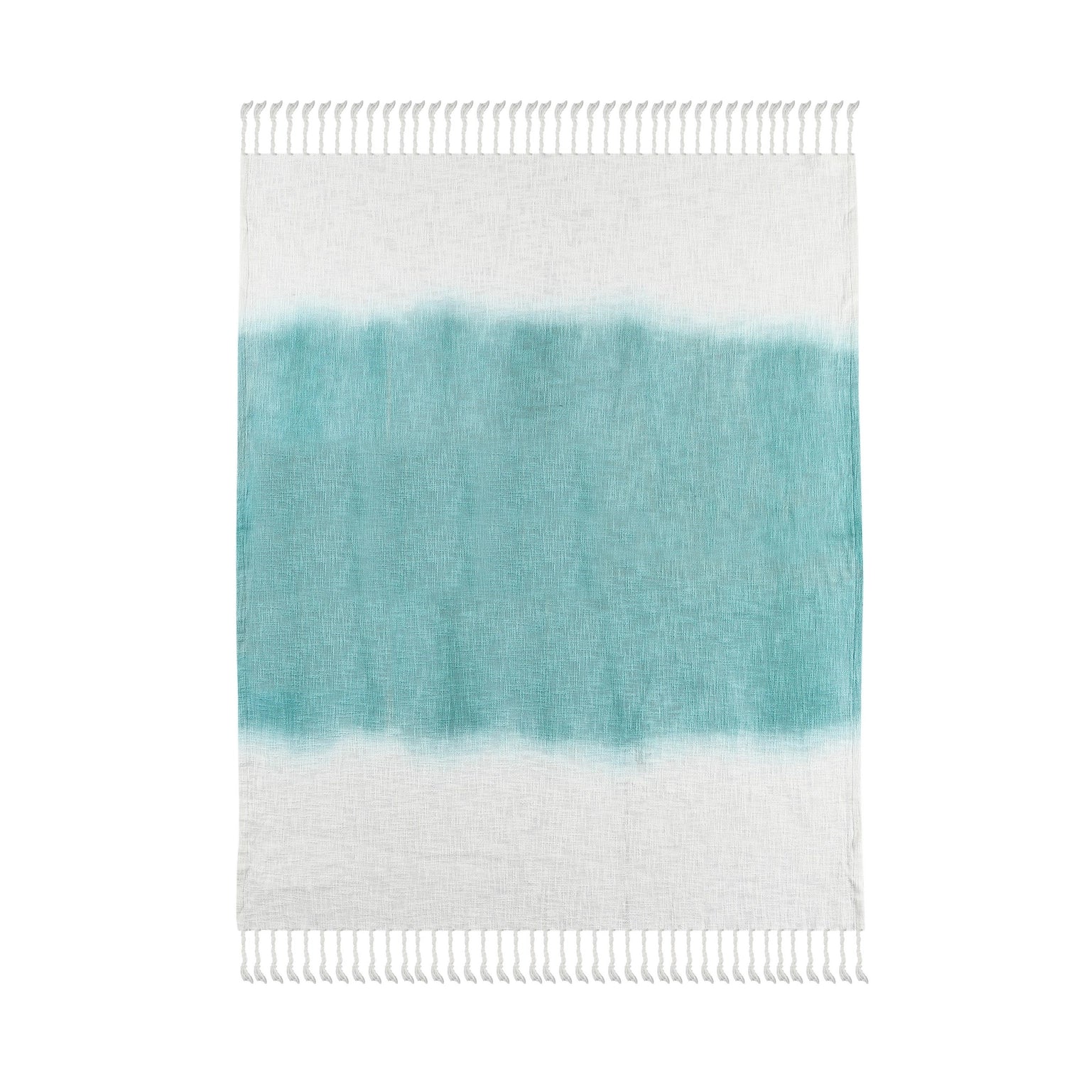Shibori Slab Throw Blanket