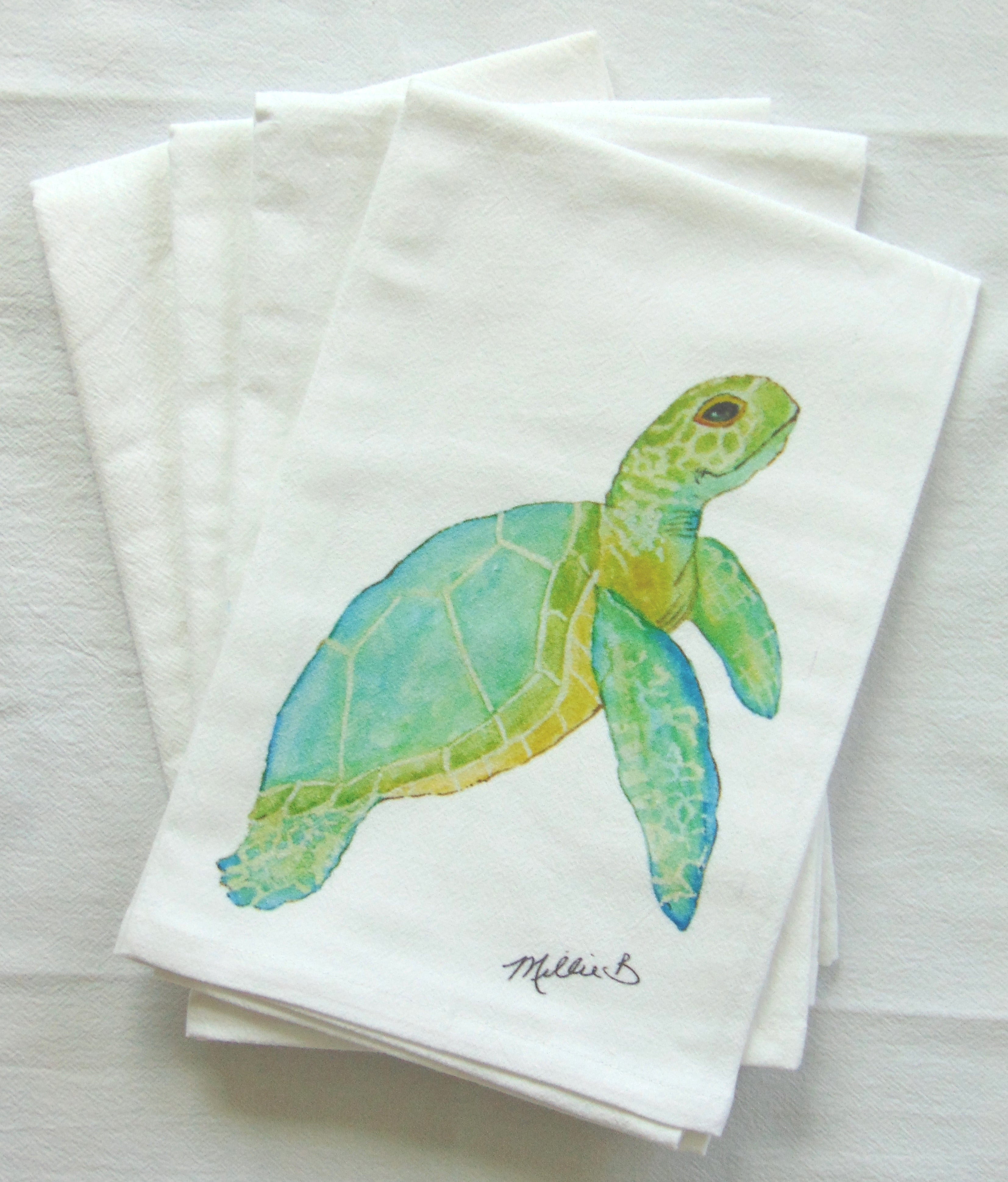 Watercolor Tea Towels