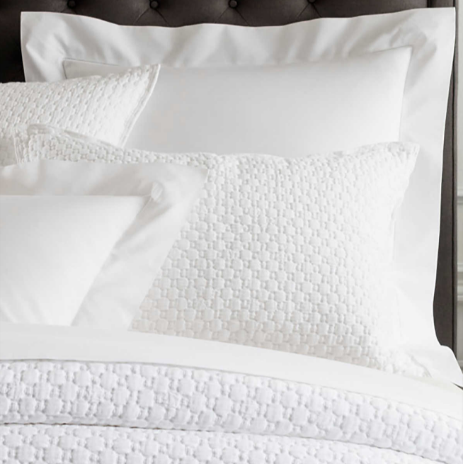 Lodi White Malteasse Dutch Euro Pillow