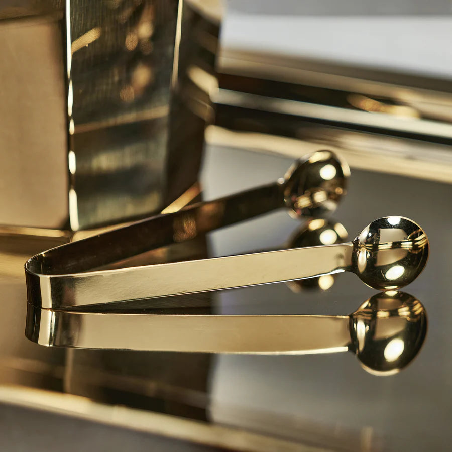 Gold Ice Tongs