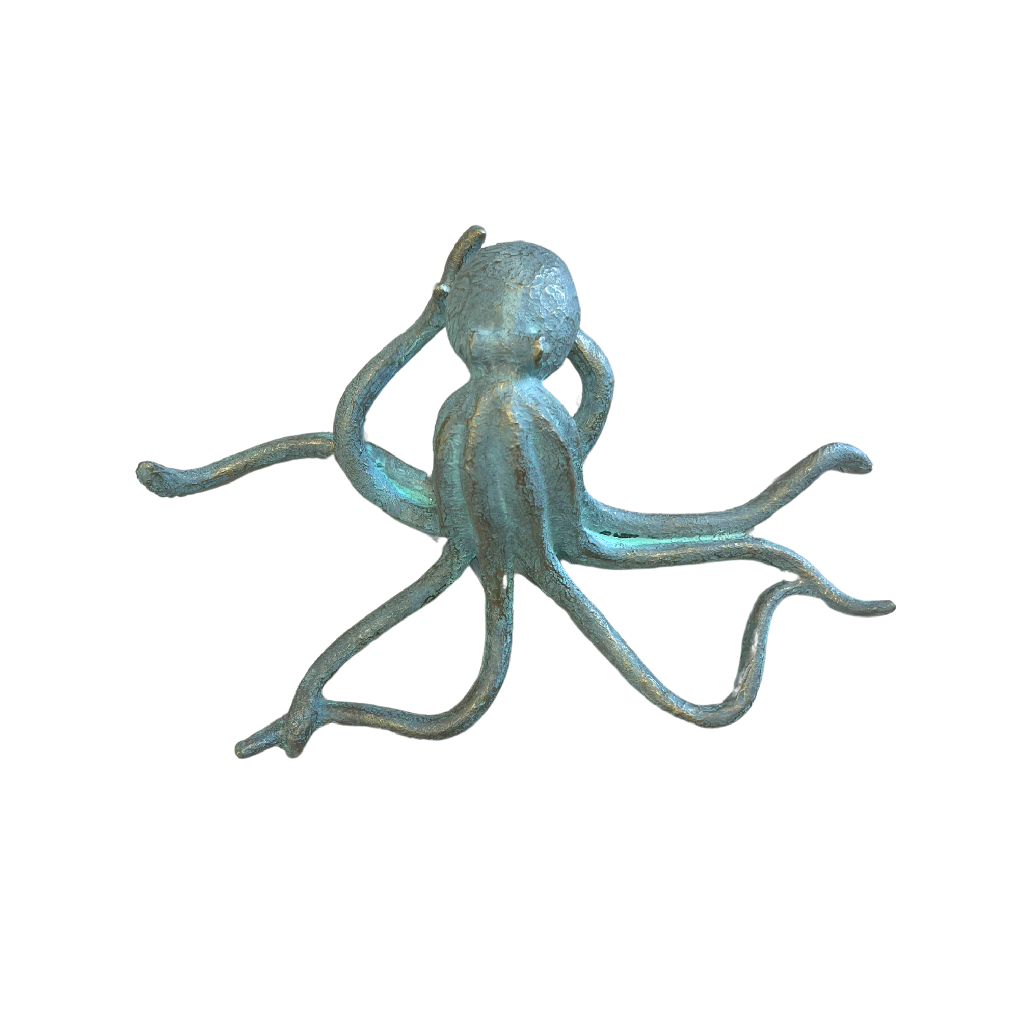 Verdigris Resin Octopus