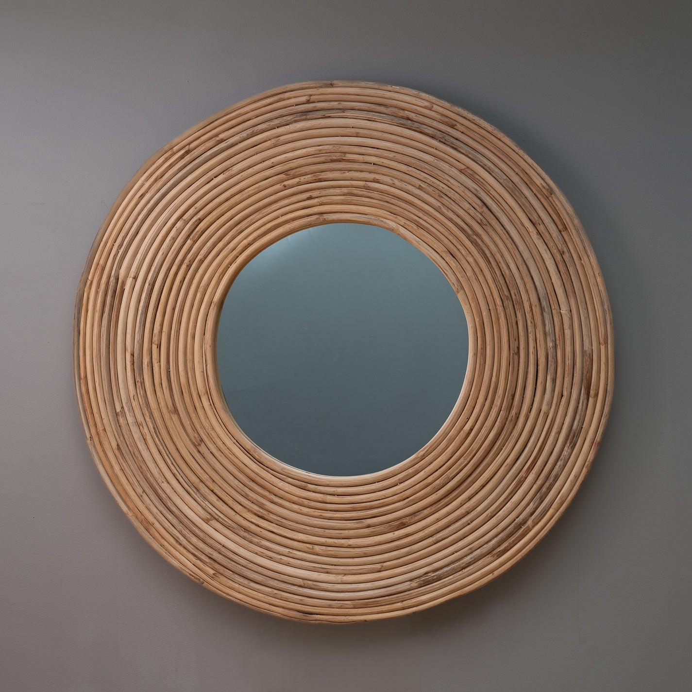 Woven Round Mirror