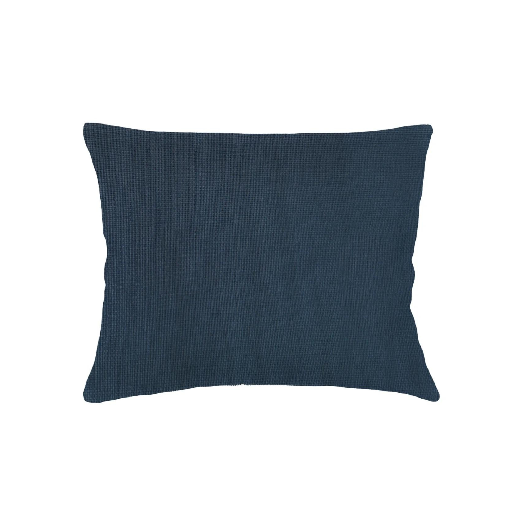 Navy So Soft Linen Down Pillow