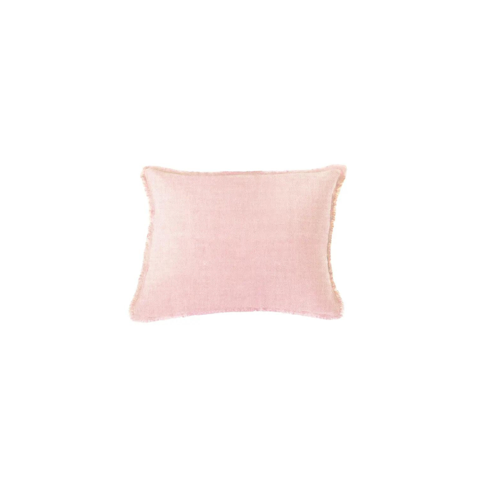 Light Pink Linen Pillows