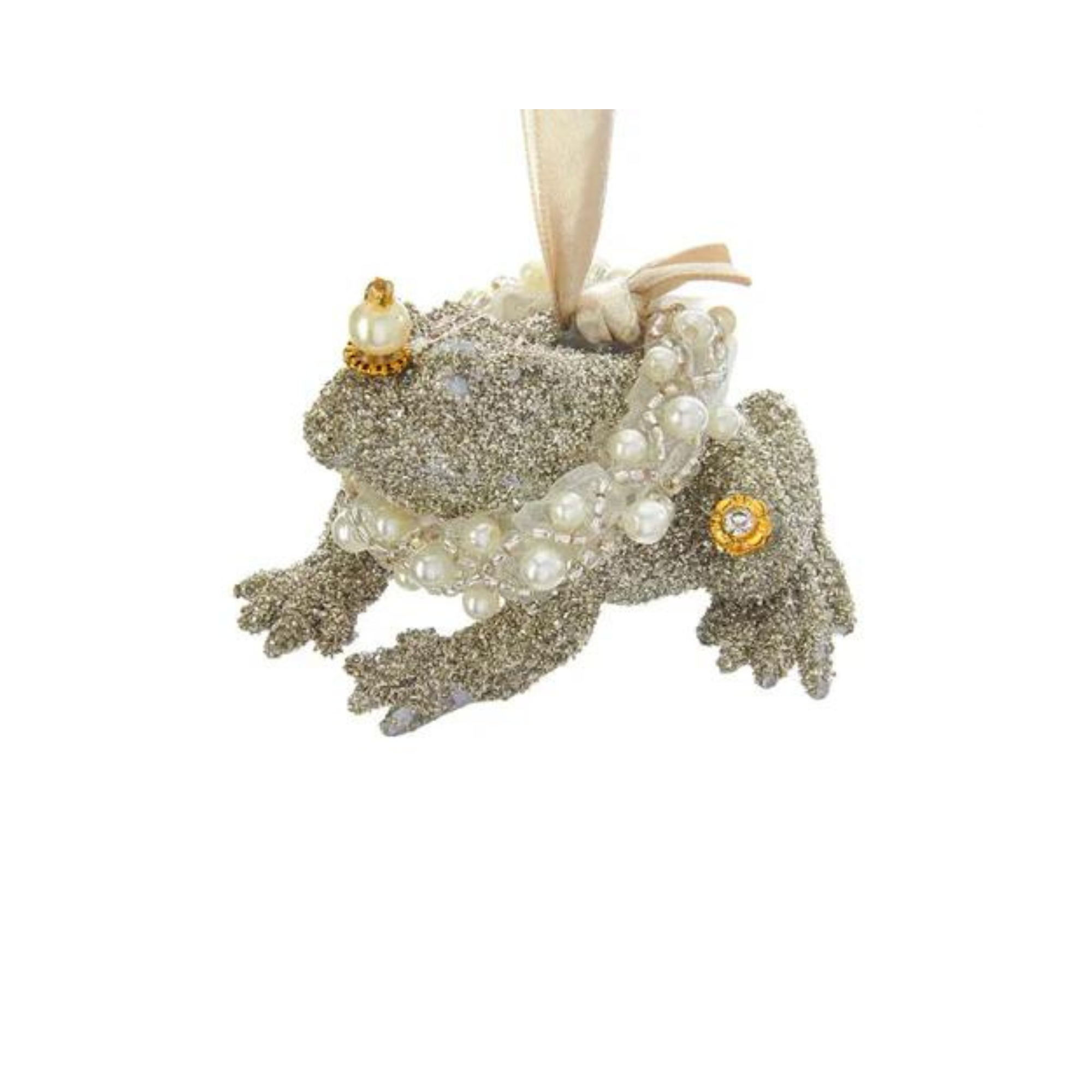 Glitter Frog Ornament