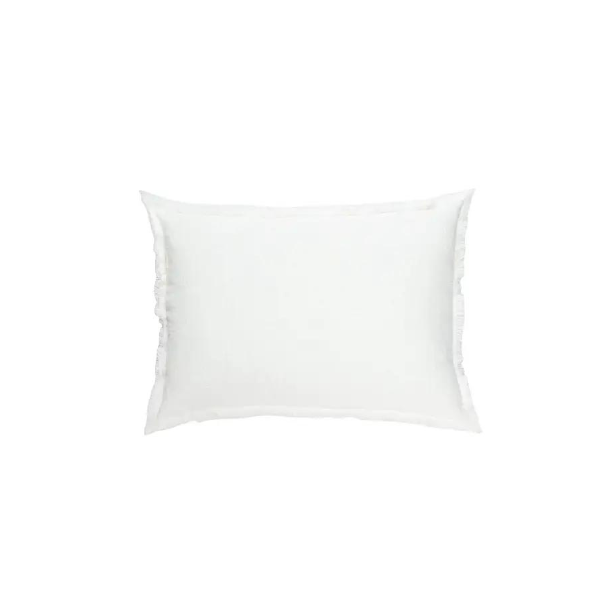 Bright White So Soft Linen Pillows