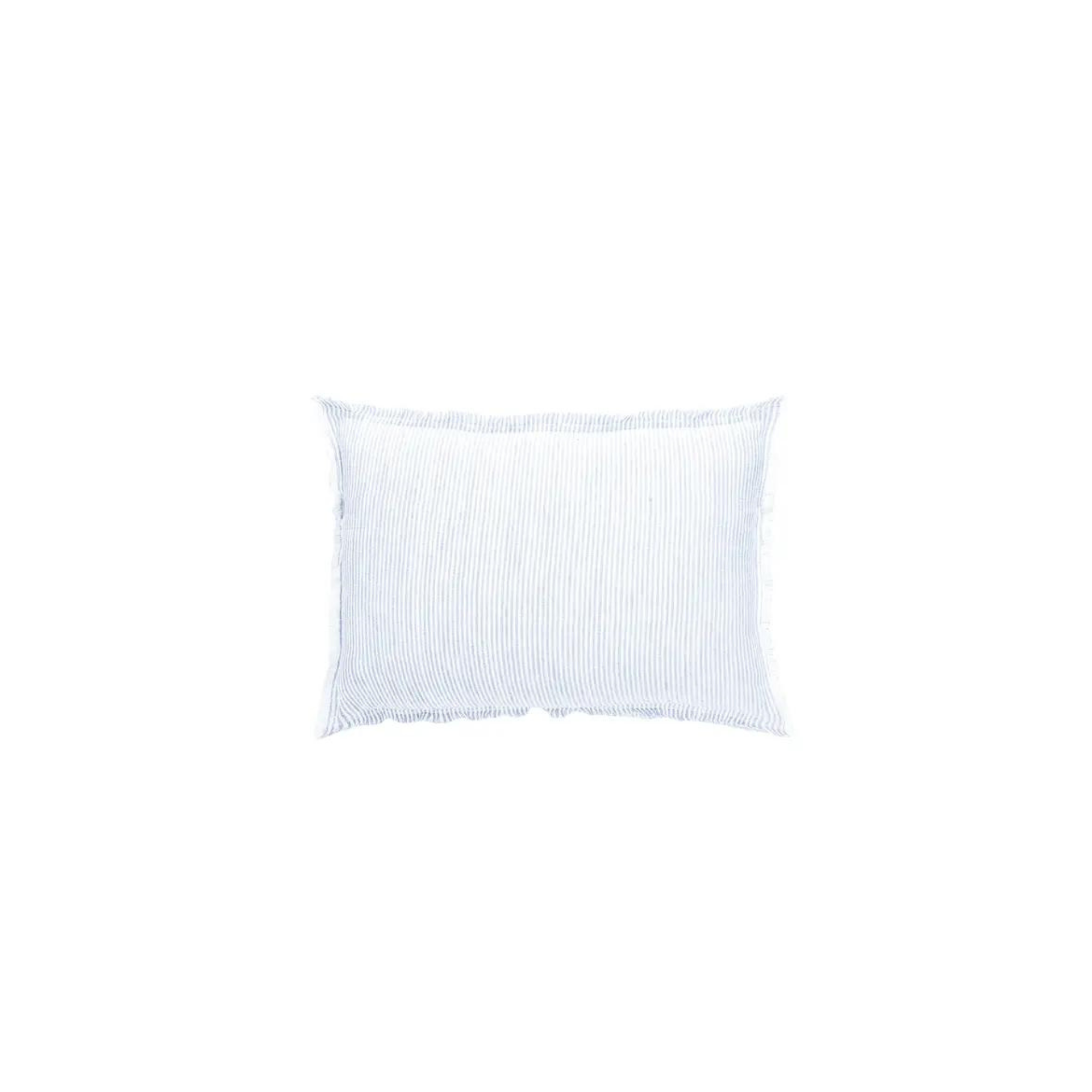 Sky Blue Stripe So Soft Linen Pillows