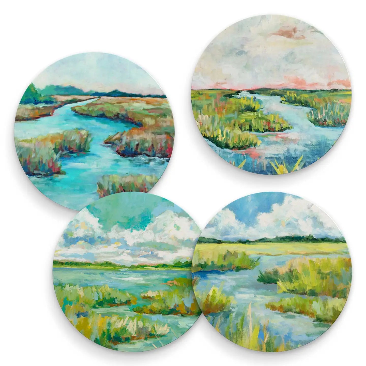 Marsh Views Coaster Set