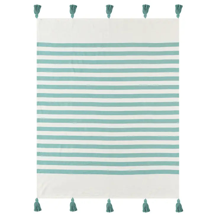 Hannah Stripe Throw Blanket