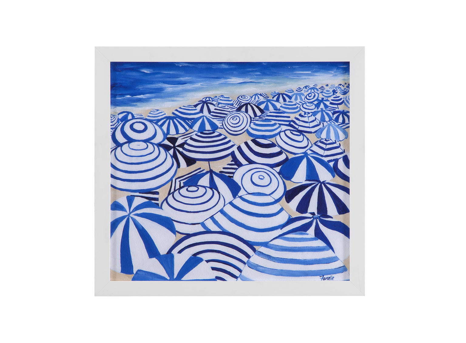 Beach Stripe Umbrellas II