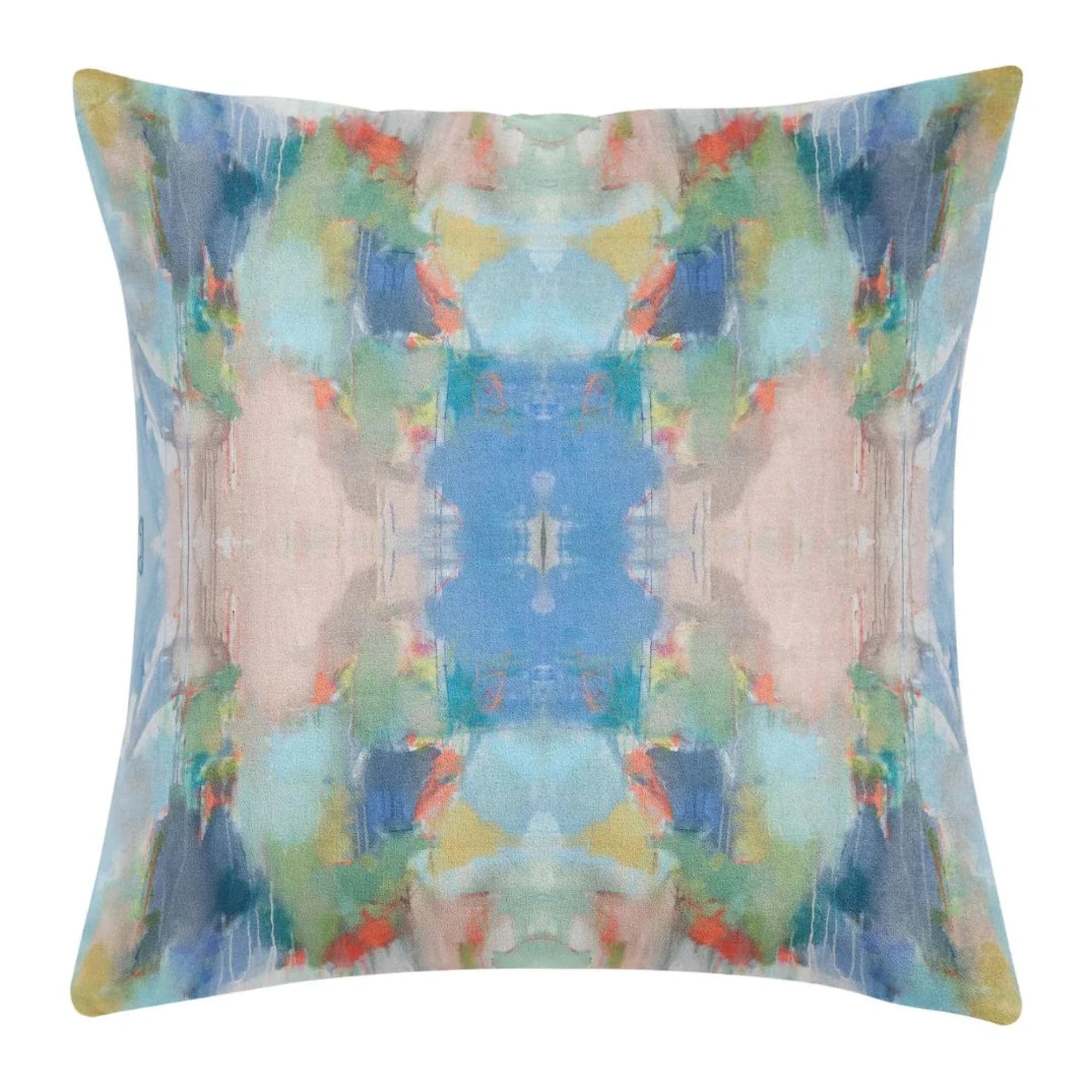 laura park pillows southern palms decor orange beach