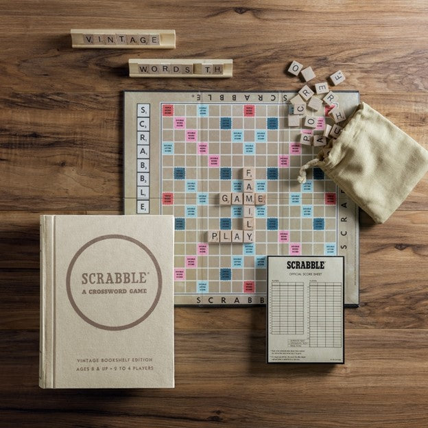 Scrabble Bookshelf Board Game