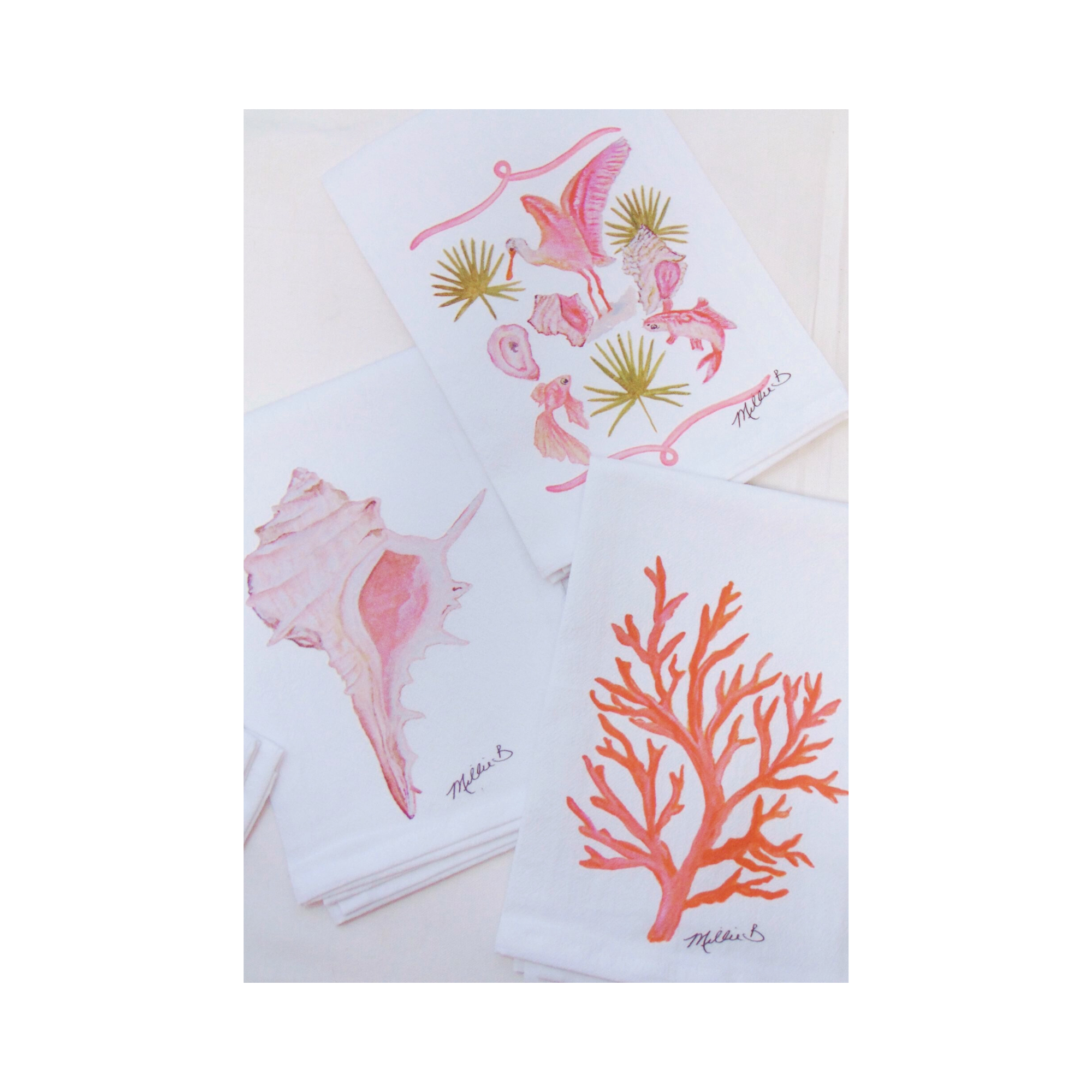 Watercolor Tea Towels