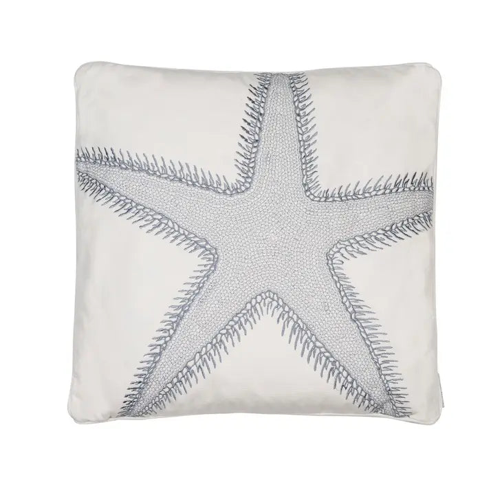 St. Bart Embroidered Throw Pillow