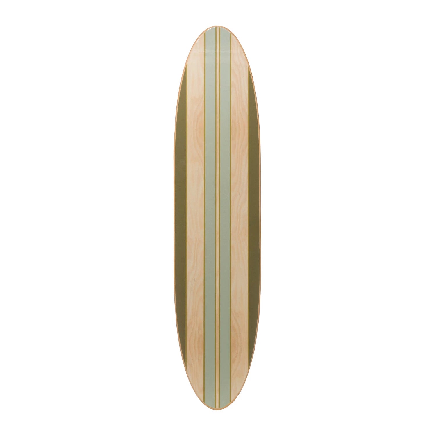 Maui Wood Striped Surfboard