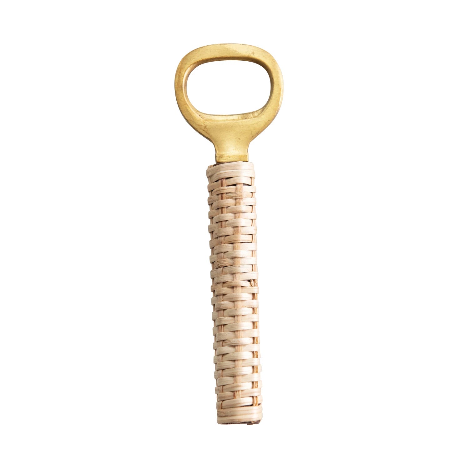 Bamboo wrapped bottle opener