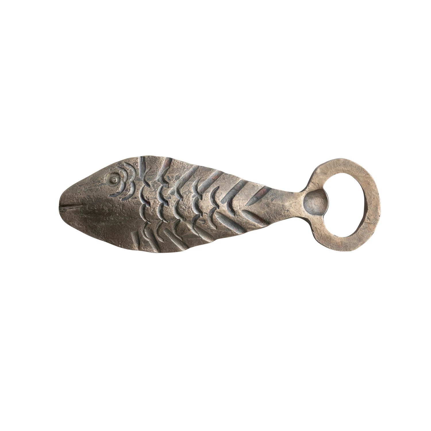 Antiqued Fish Bottle Opener