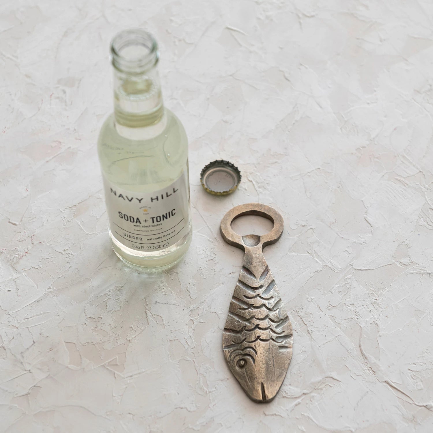 Antiqued Fish Bottle Opener