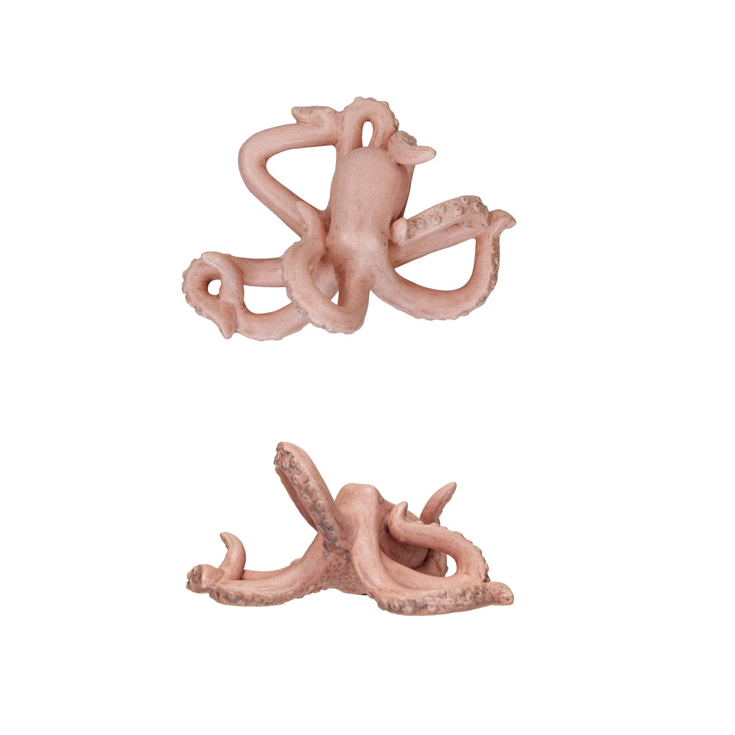 Pink Stoneware Octopus