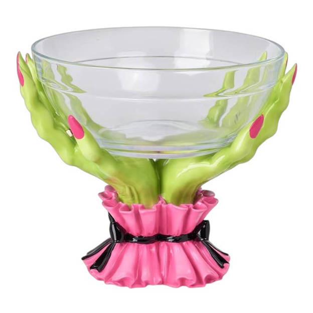 Green Witches Hand candy Bowl - Holiday