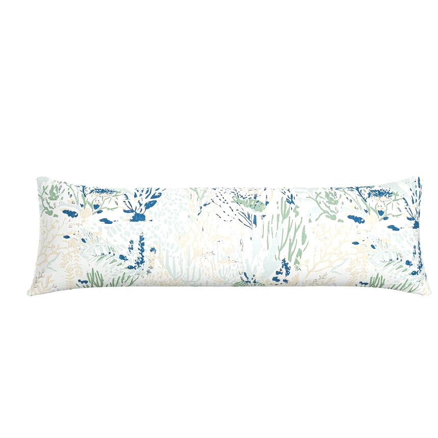 Coastal Botanical Lumbar pillow
