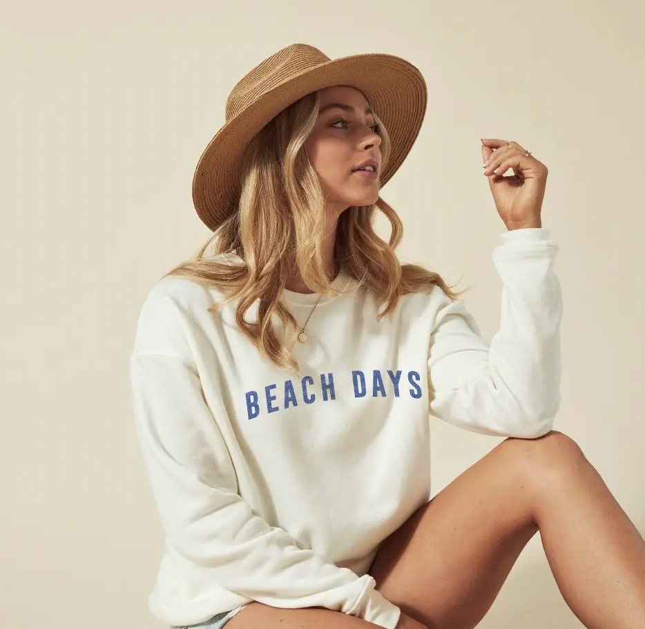 Beach Days Graphic Sweatshirt