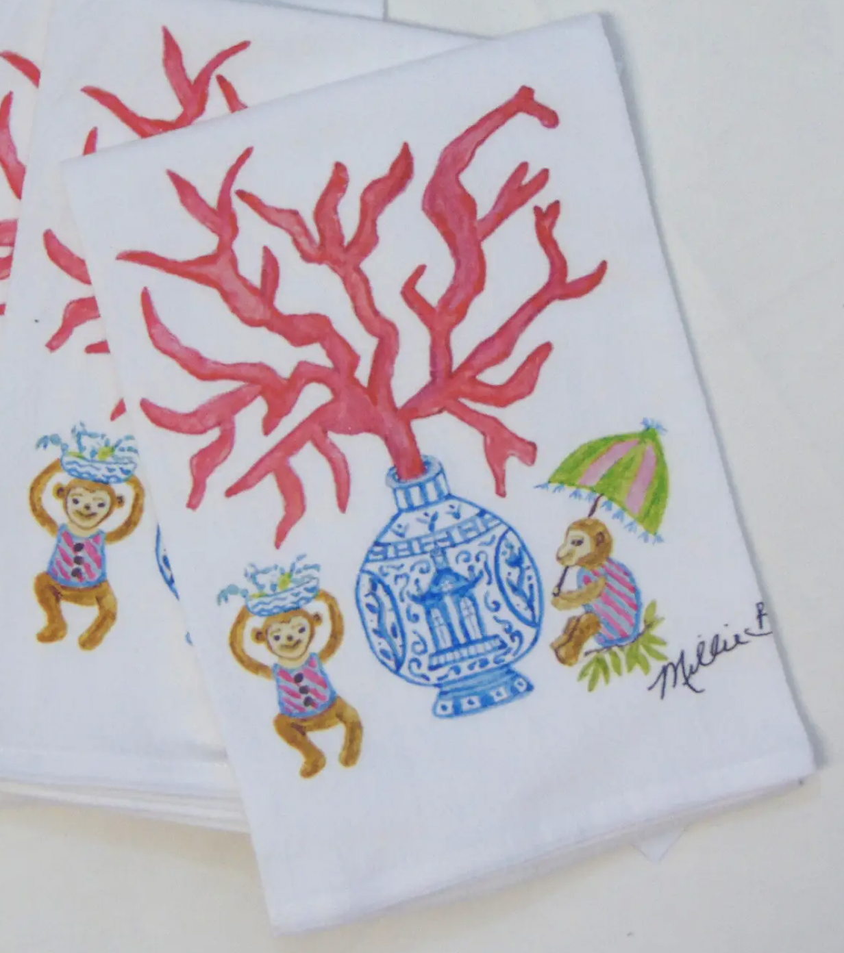 Watercolor Tea Towels