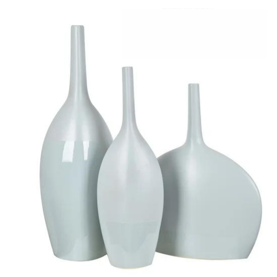 Light Blue Ceramic Vases