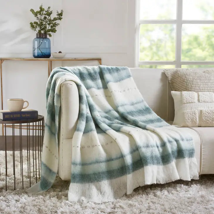 Faux Mohair Throw Blankets